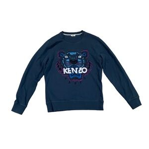 Kenzo Paris Embroidered Logo Pullover‎ Sweater Small